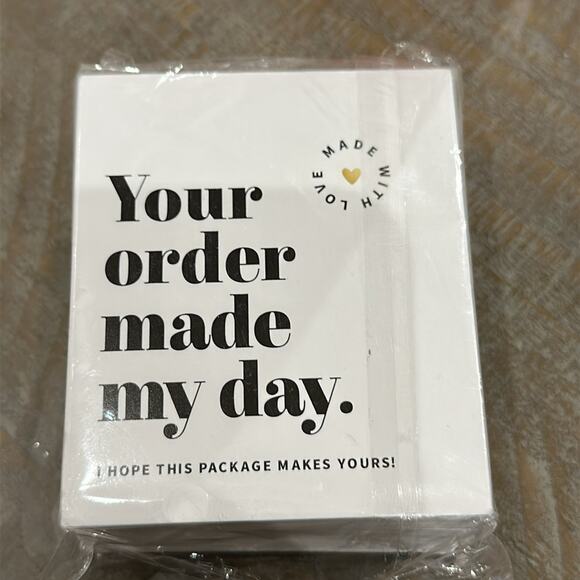 100 Thank You Cards Pack - Your Order Made My Day. - Picture 5 of 6